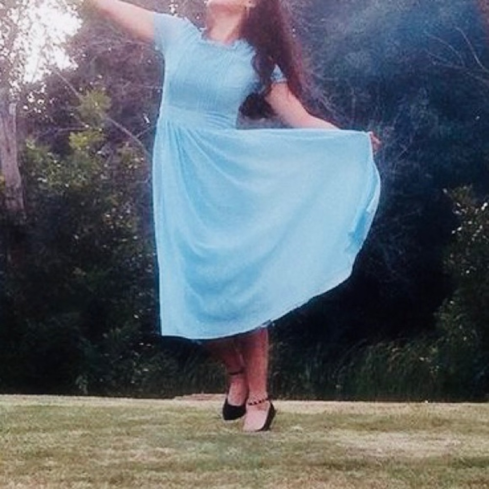1950s style vintage dress